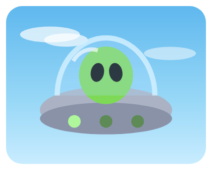 The UFO alien